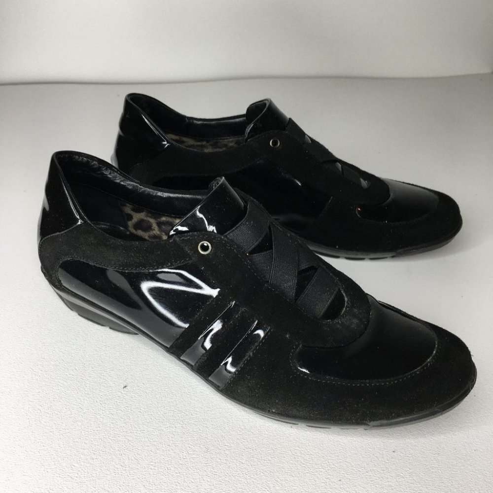 🎁 Aquatalia Glossy Black Women's Athletic Shoes 🎁